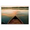 Stupell Industries Canoe on Lake Warm Sunrise Wall Plaque Art